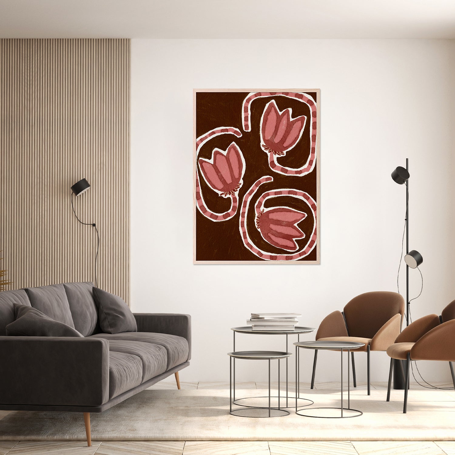 wall-art-print-canvas-poster-framed-Delicate Bloom 19-9