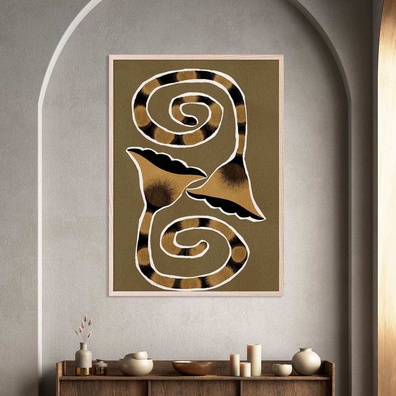 wall-art-print-canvas-poster-framed-Delicate Bloom 2-2