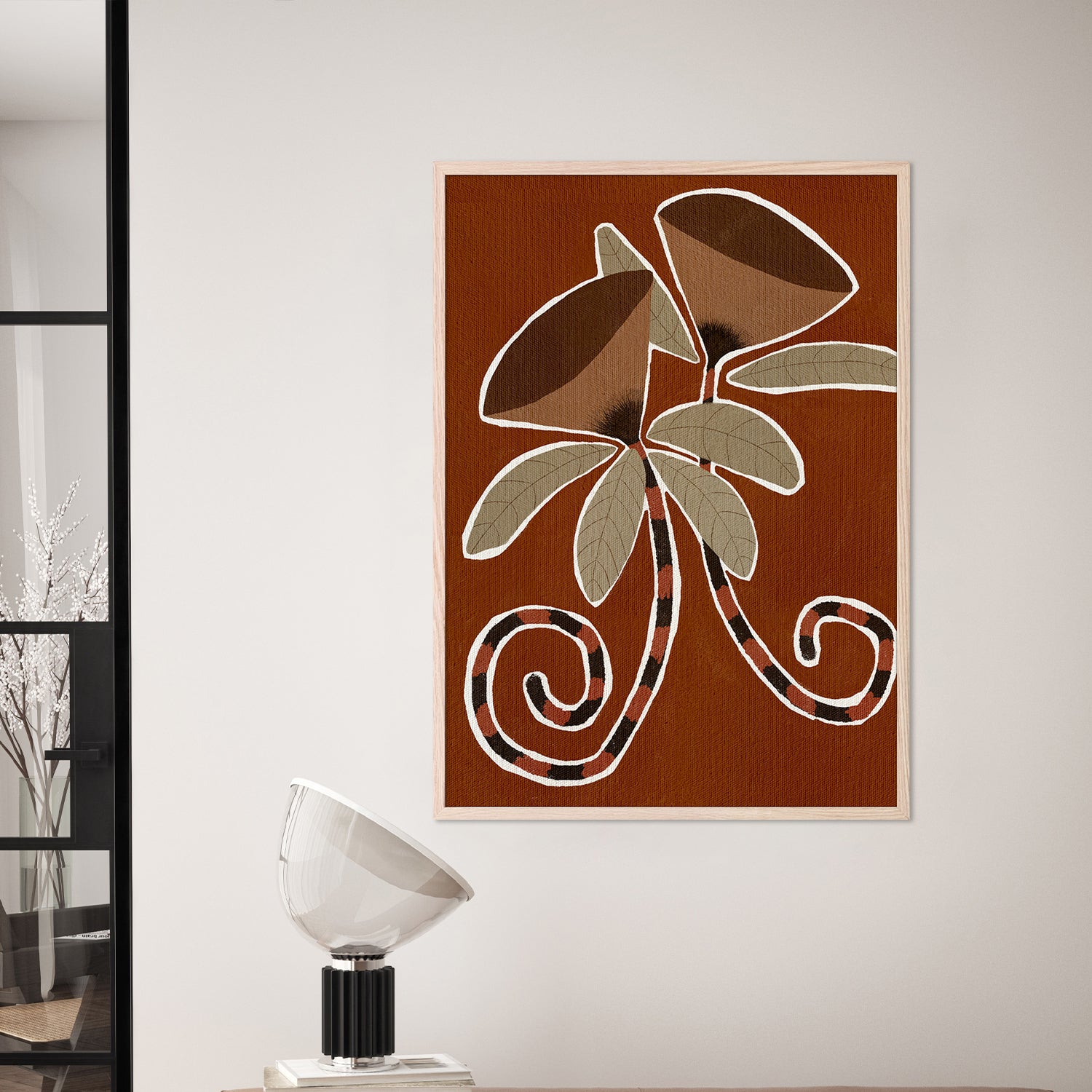 wall-art-print-canvas-poster-framed-Delicate Bloom 3-2