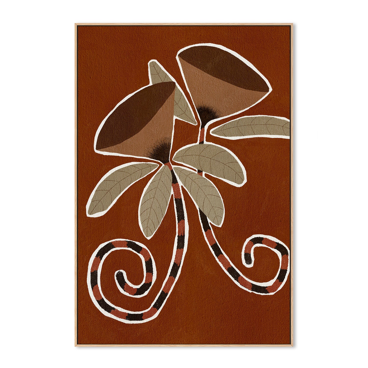 wall-art-print-canvas-poster-framed-Delicate Bloom 3-4