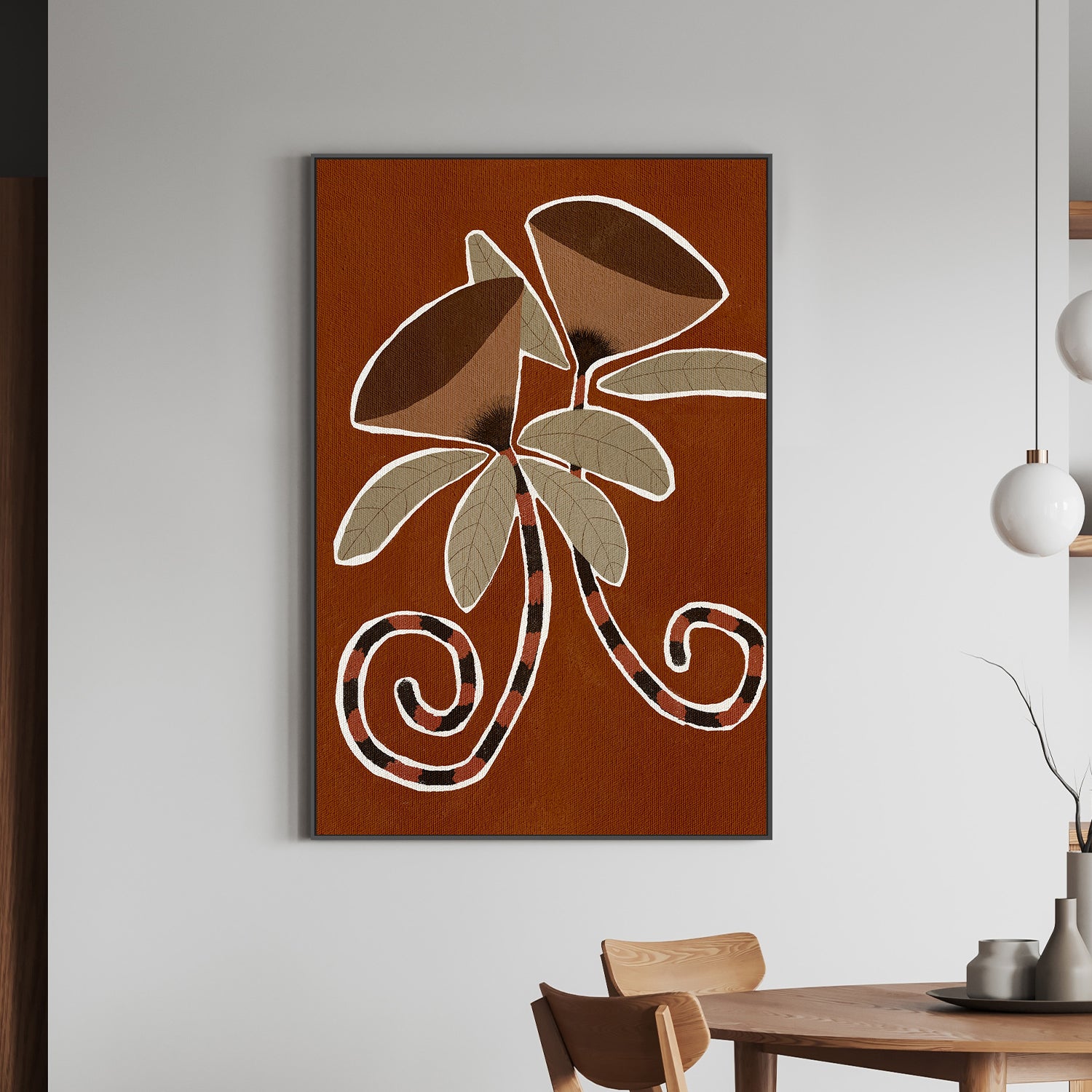 wall-art-print-canvas-poster-framed-Delicate Bloom 3-7