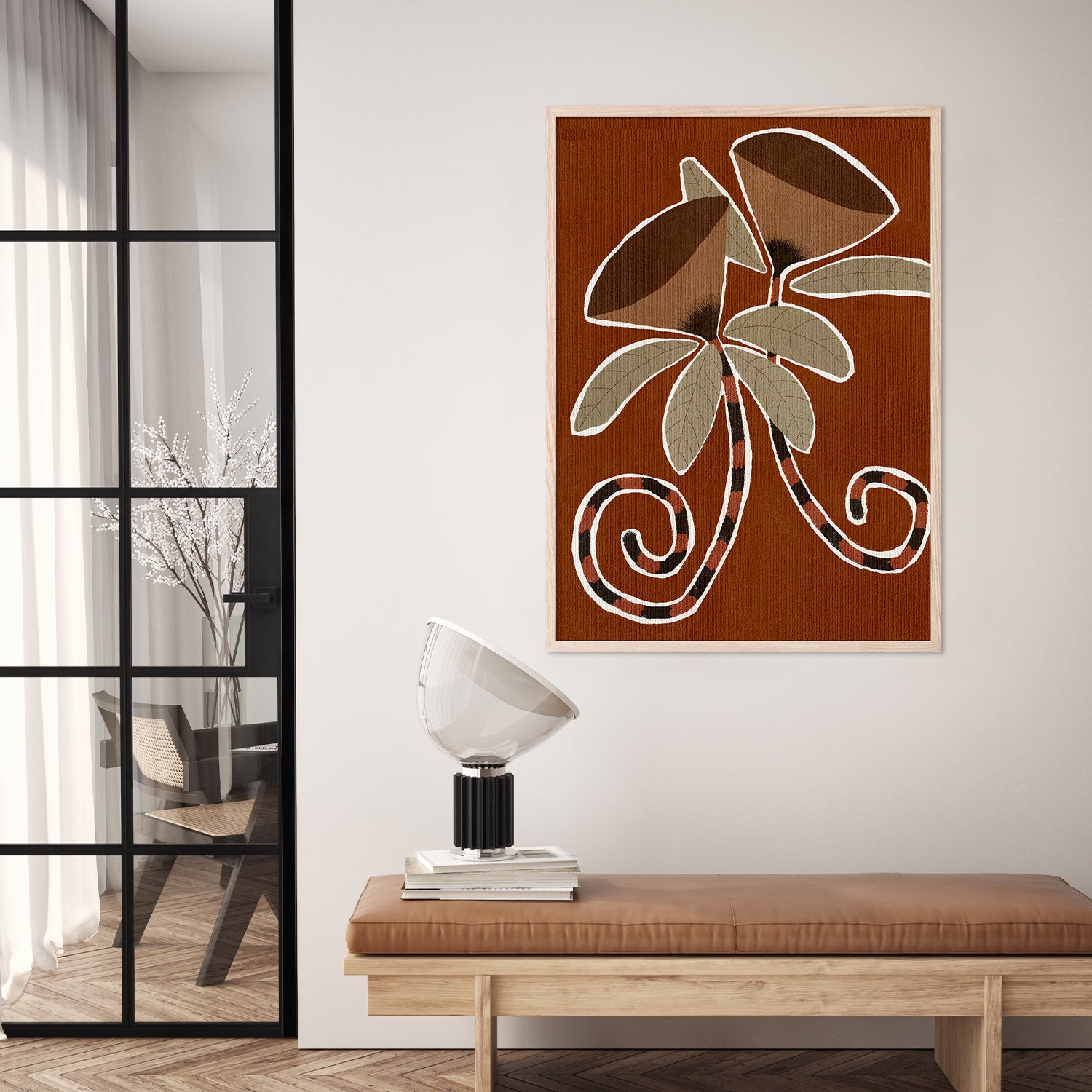 wall-art-print-canvas-poster-framed-Delicate Bloom 3-9