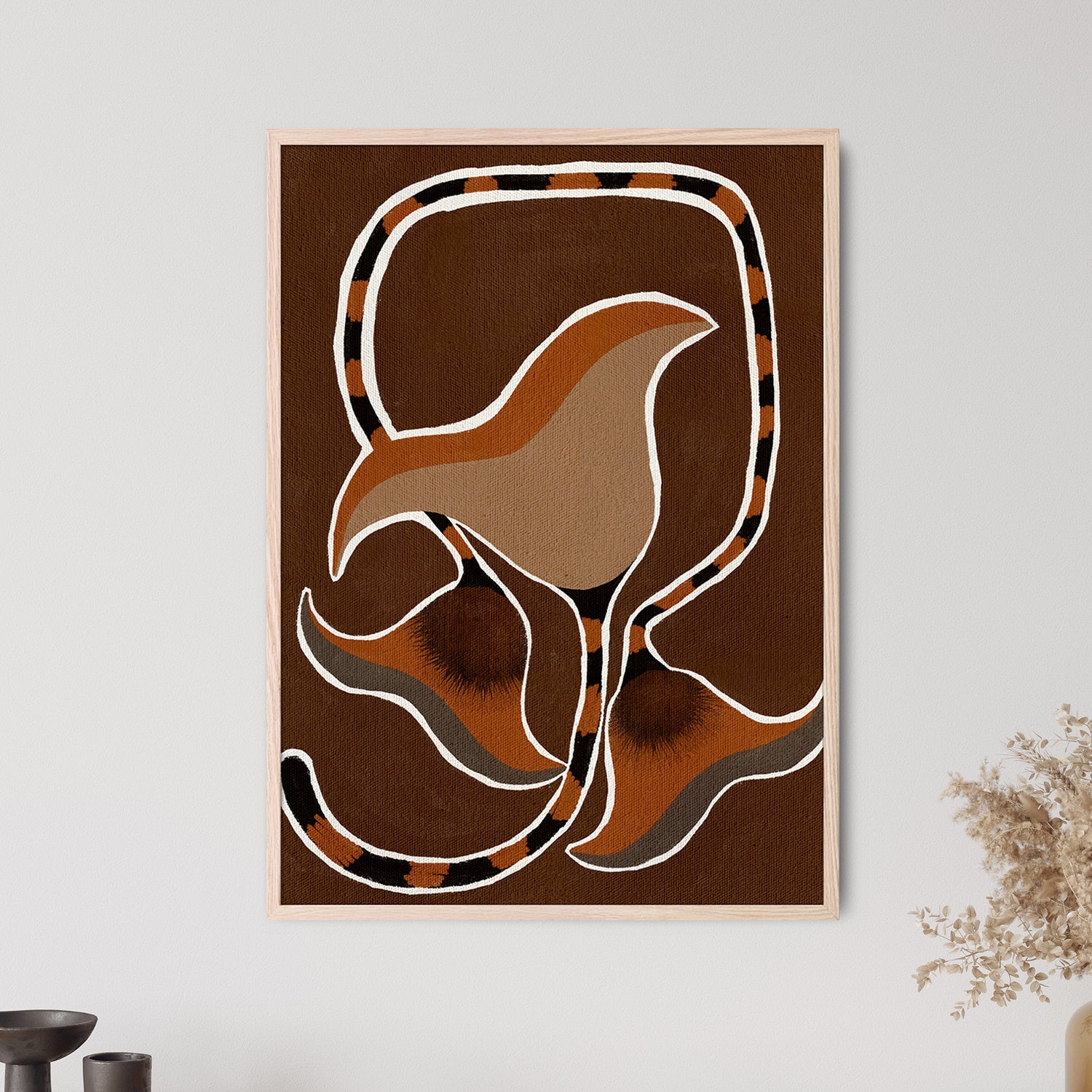 wall-art-print-canvas-poster-framed-Delicate Bloom 4-2