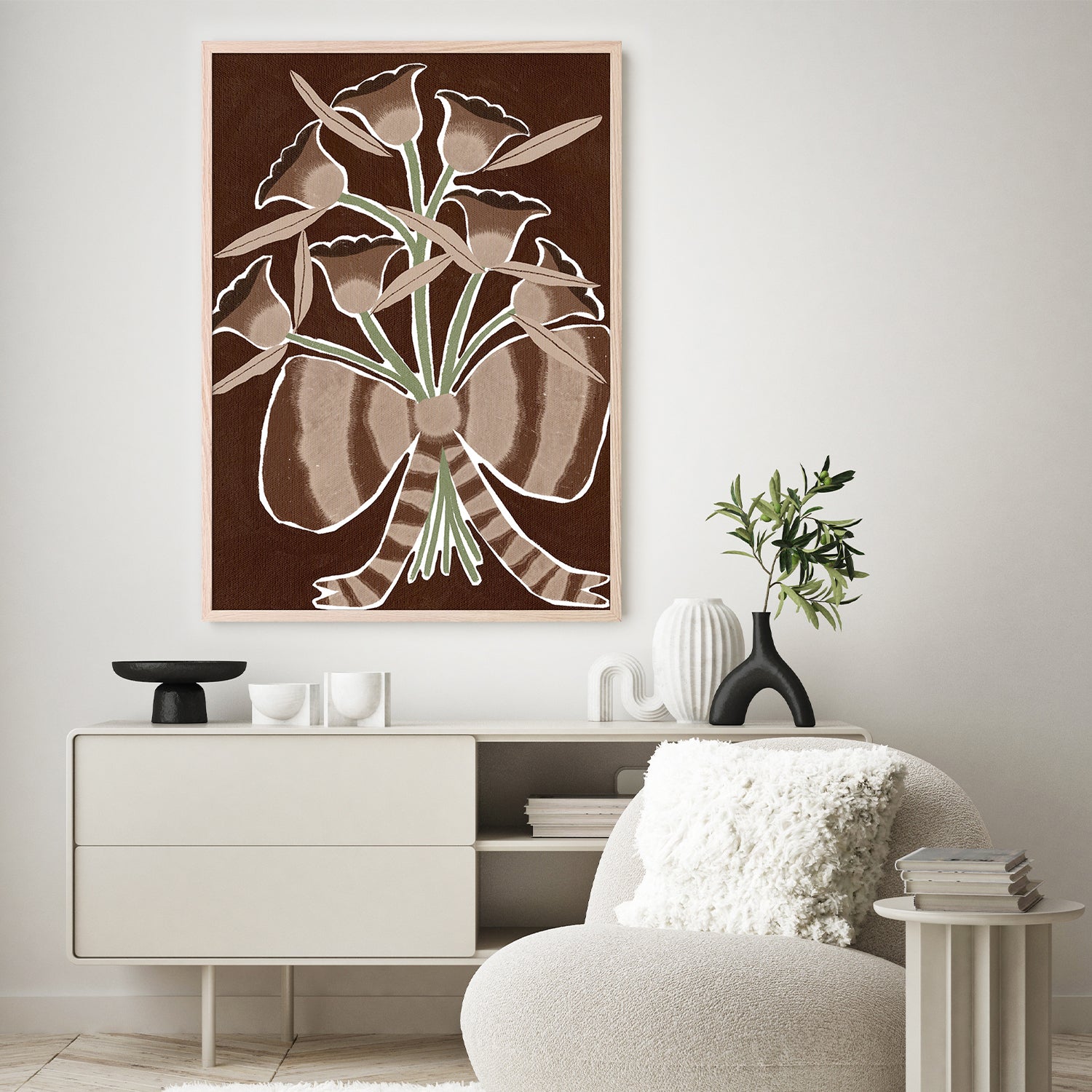 wall-art-print-canvas-poster-framed-Delicate Bloom 6-9