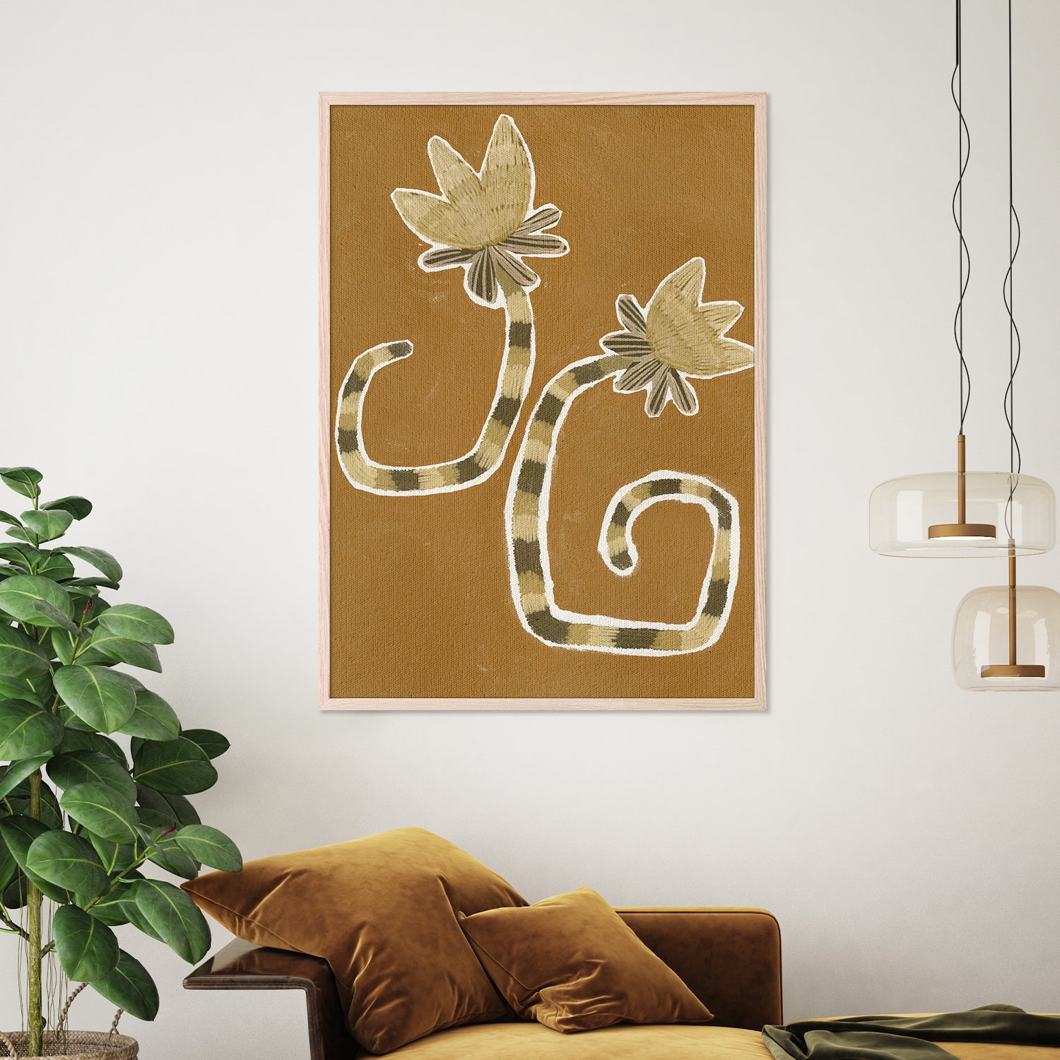 wall-art-print-canvas-poster-framed-Delicate Bloom 8-2