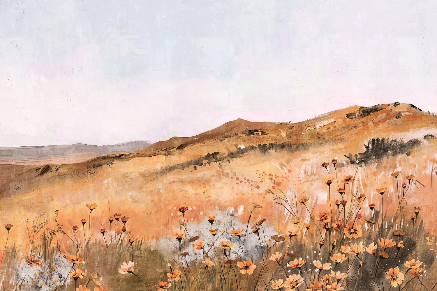 wall-art-print-canvas-poster-framed-Desert Dreams, Style B-1