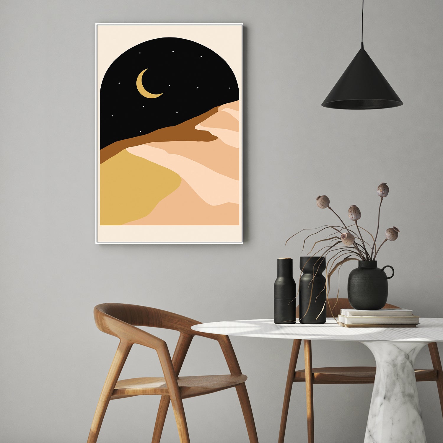 wall-art-print-canvas-poster-framed-Desert Nights-8