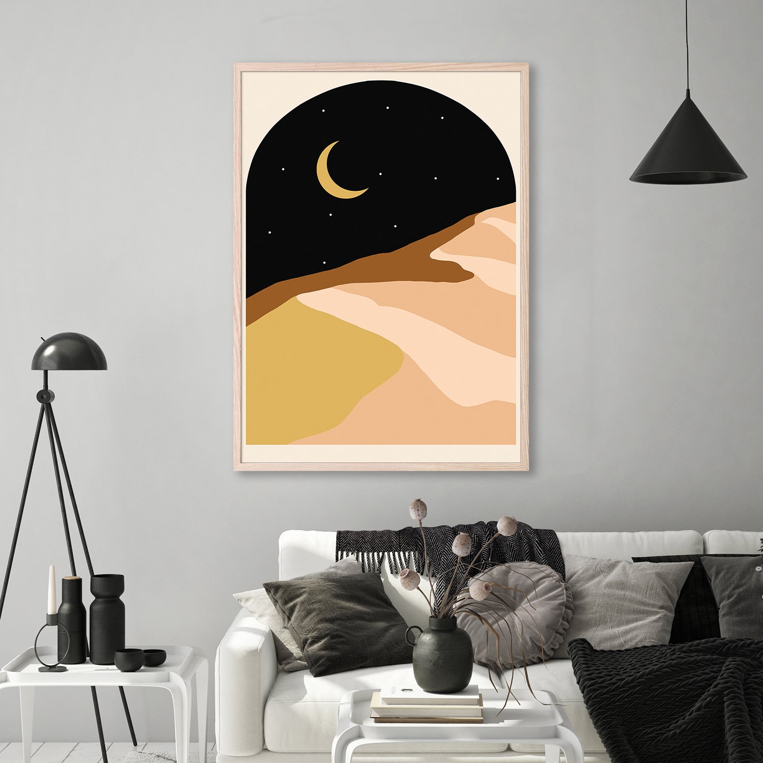wall-art-print-canvas-poster-framed-Desert Nights-9
