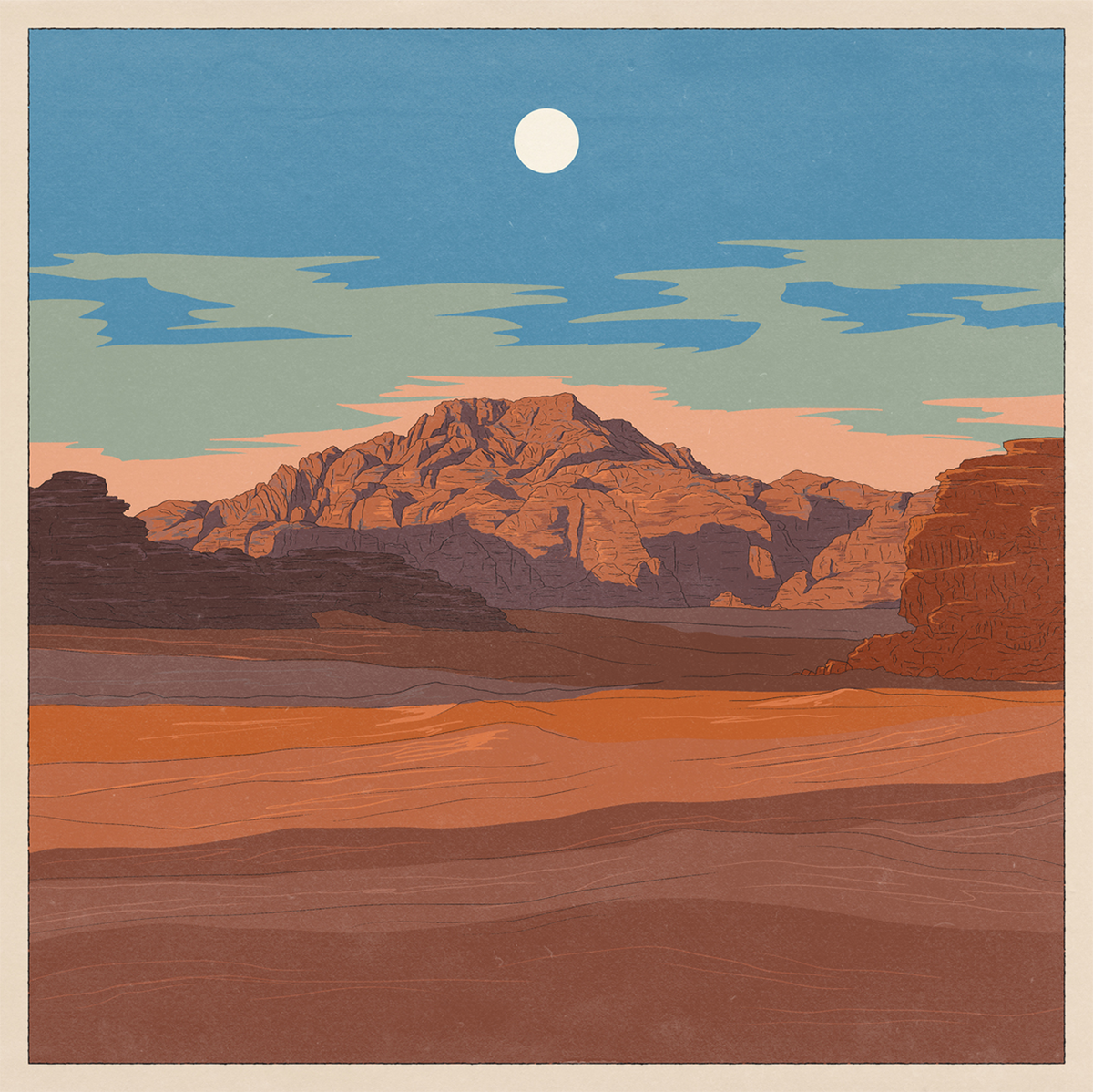 wall-art-print-canvas-poster-framed-Desert Sands , By Cai & Jo-1