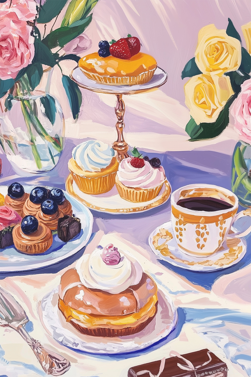 wall-art-print-canvas-poster-framed-Dessert Table-1