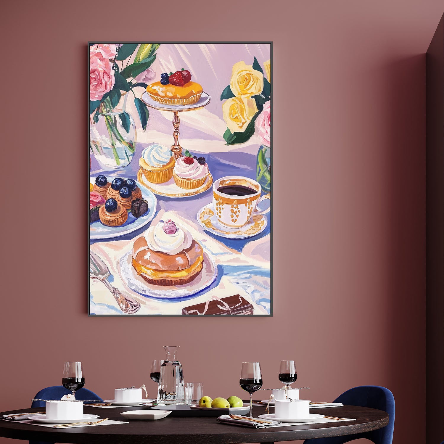 wall-art-print-canvas-poster-framed-Dessert Table-2