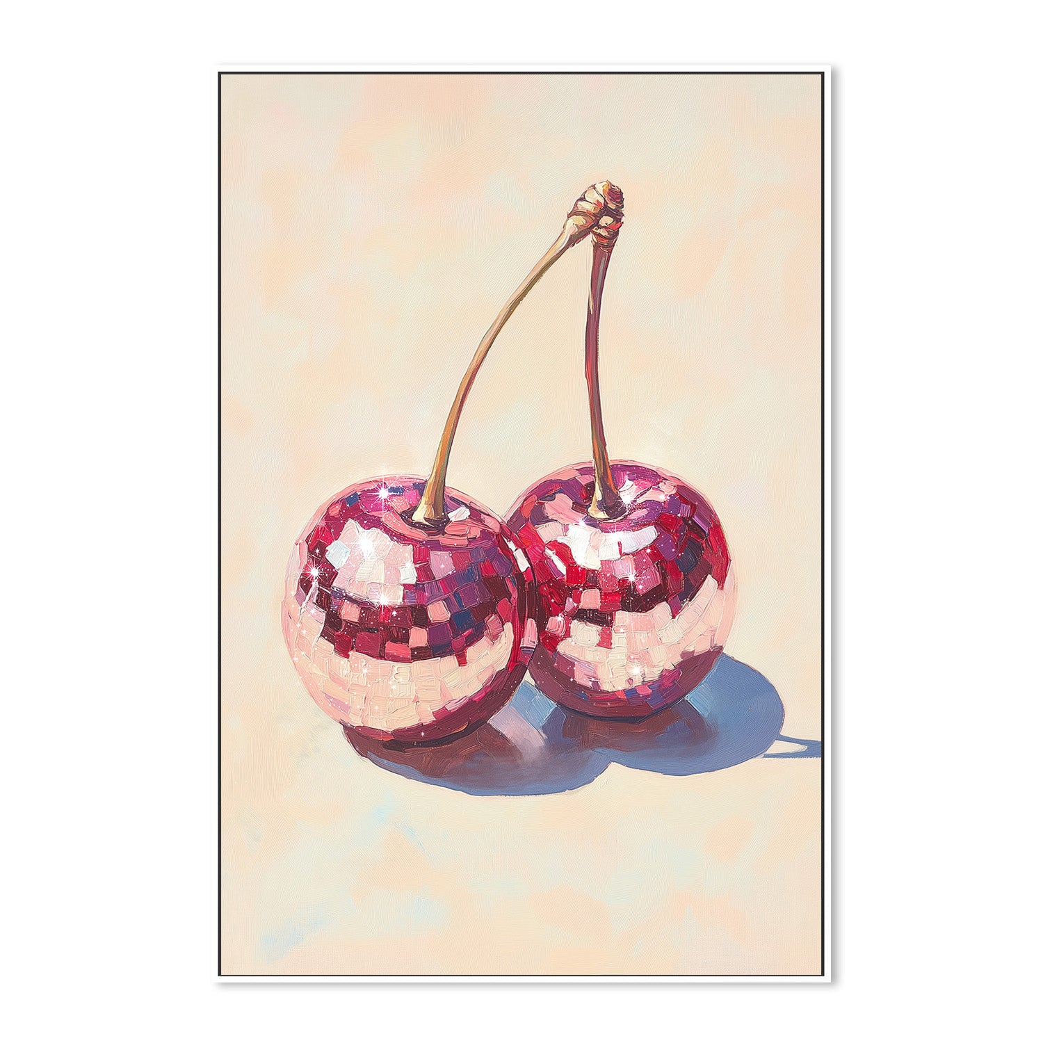 wall-art-print-canvas-poster-framed-Disco Cherries , By Melloi Art Prints-5