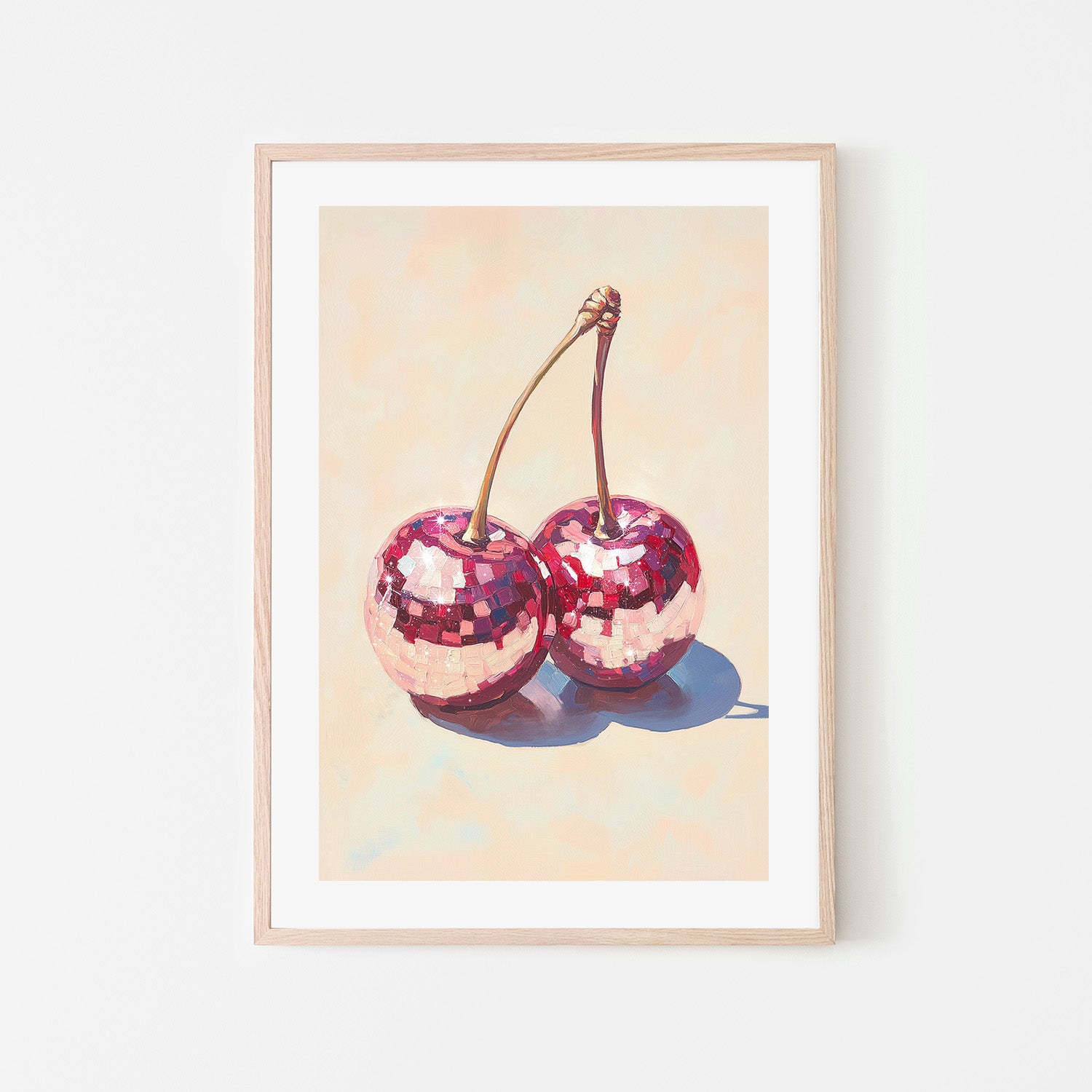 wall-art-print-canvas-poster-framed-Disco Cherries , By Melloi Art Prints-6