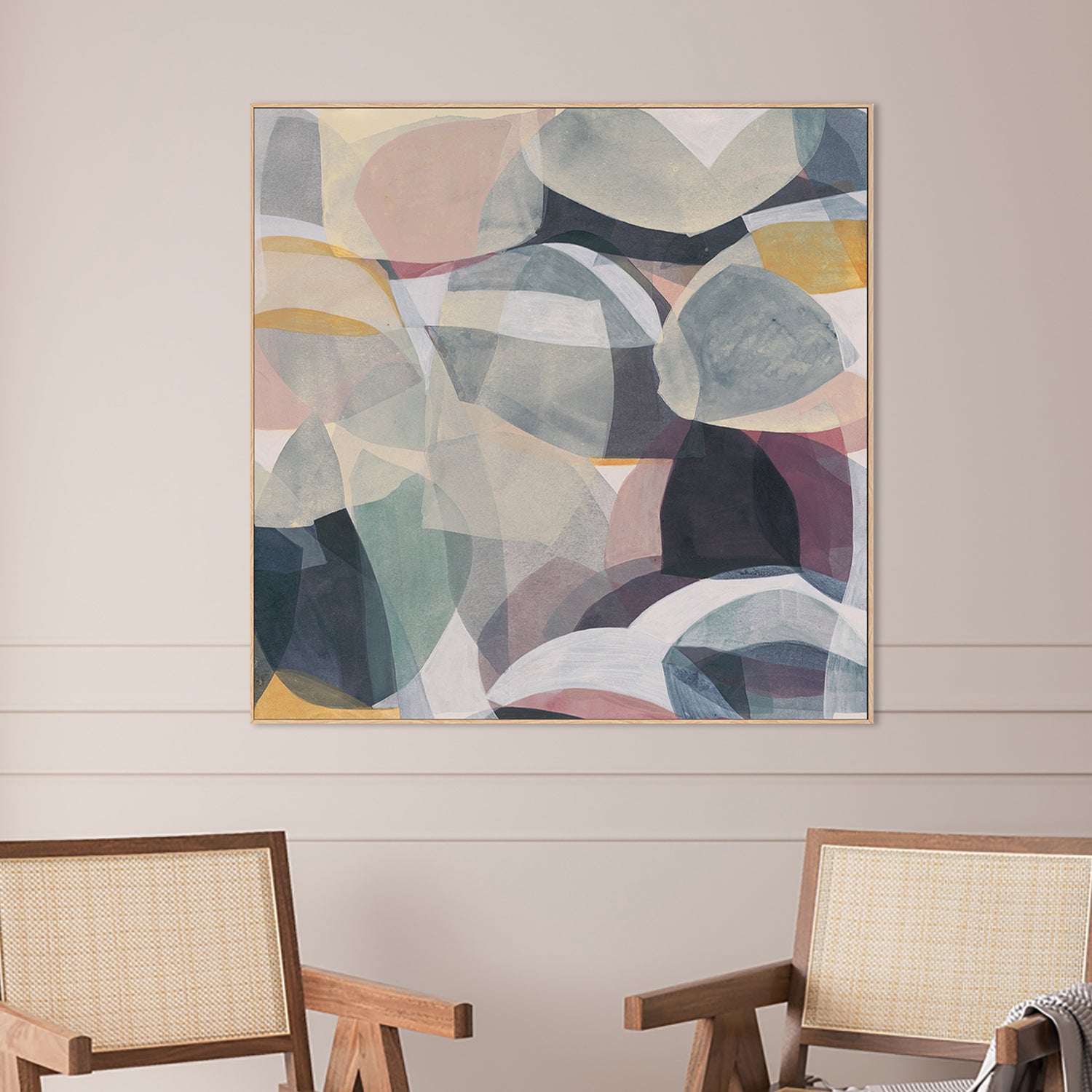 wall-art-print-canvas-poster-framed-Distorted Harmony, Style B-2