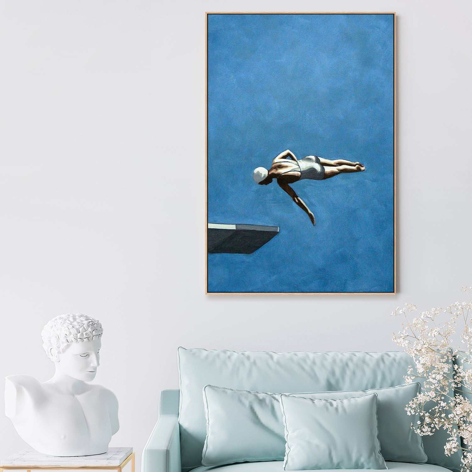 wall-art-print-canvas-poster-framed-Diver In Dark Sky , By Sarah Morrissette-7