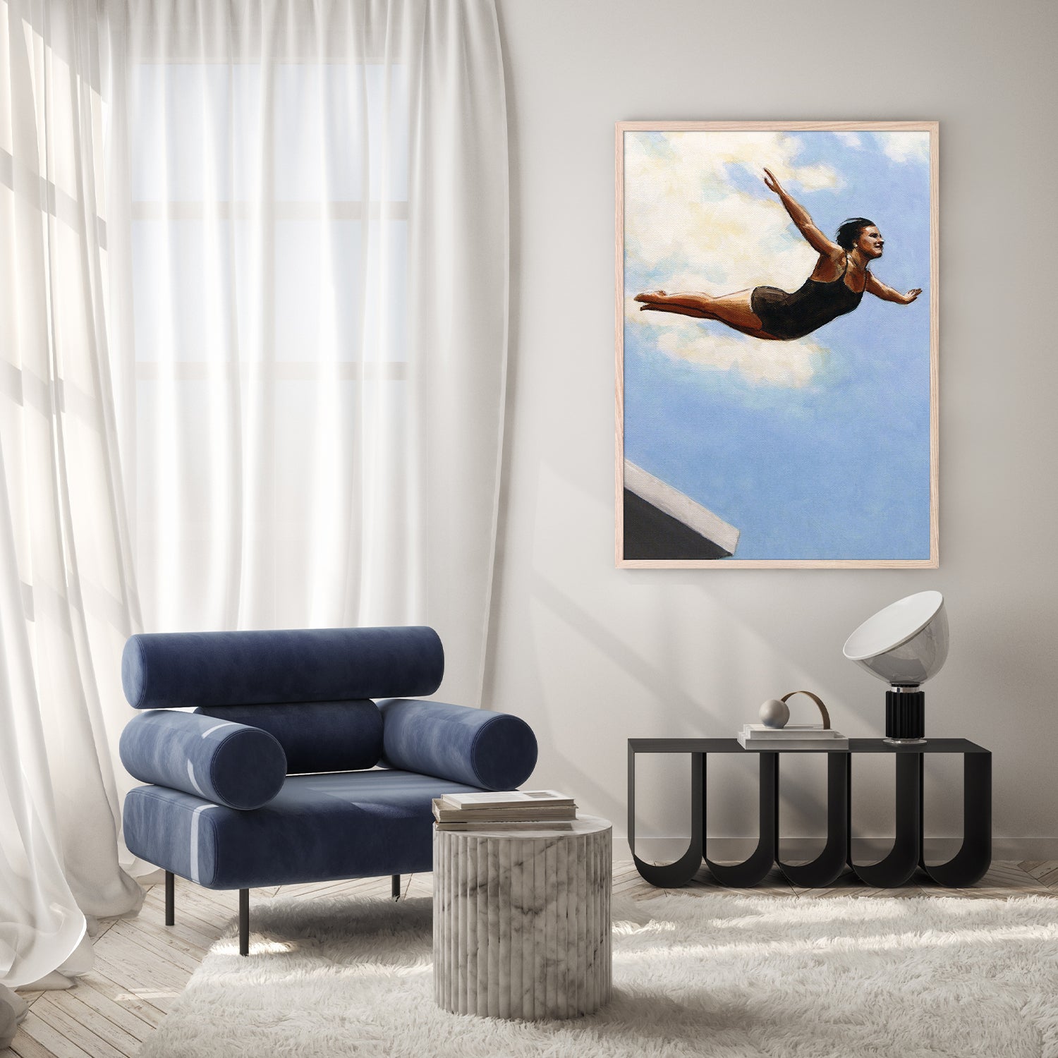 wall-art-print-canvas-poster-framed-Diver in the Sky-8