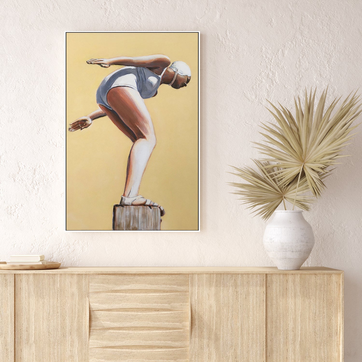 wall-art-print-canvas-poster-framed-Diver On Post , By Sarah Morrissette-2