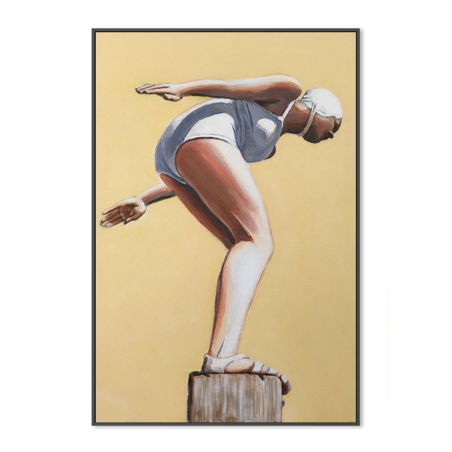 wall-art-print-canvas-poster-framed-Diver On Post , By Sarah Morrissette-3