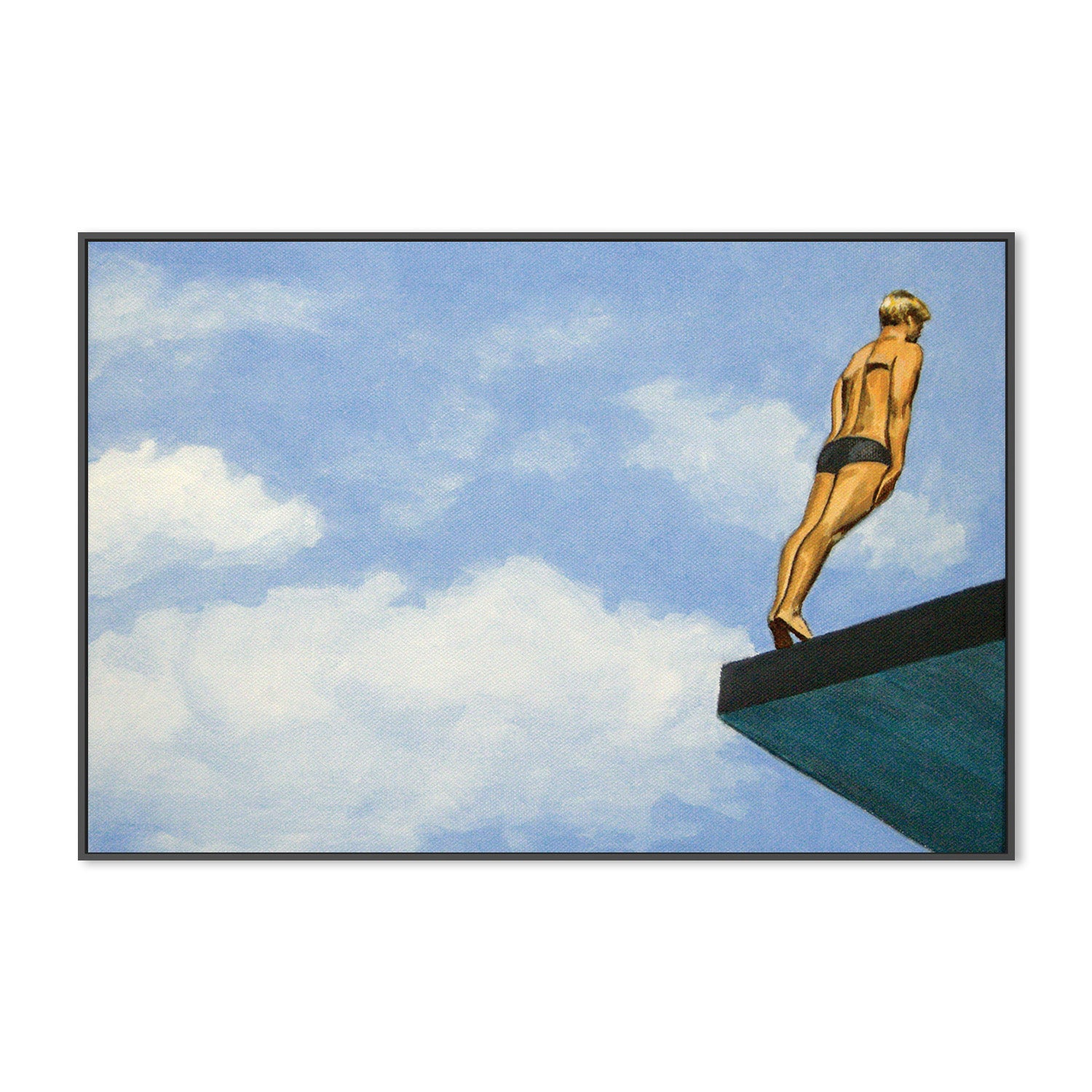 wall-art-print-canvas-poster-framed-Diver on the Edge-3