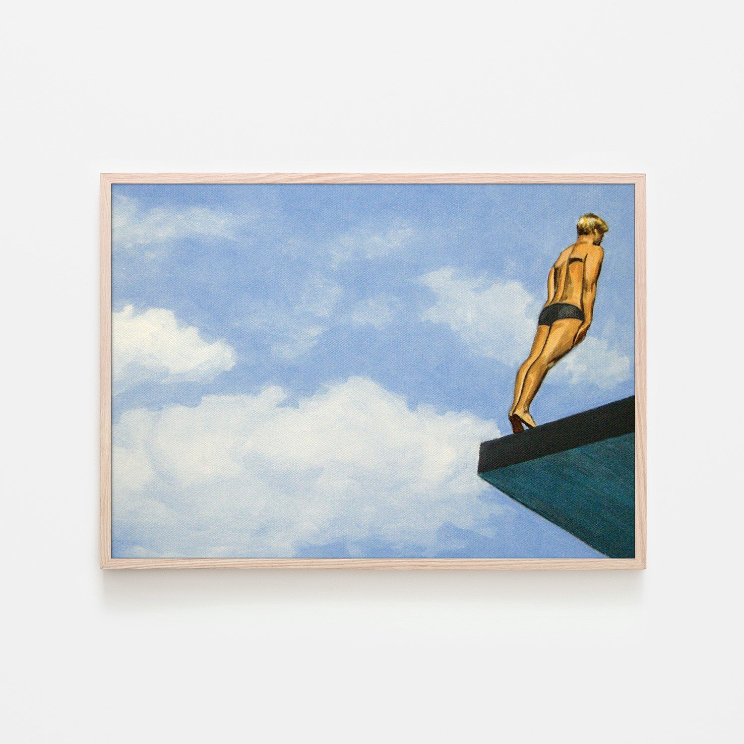wall-art-print-canvas-poster-framed-Diver on the Edge-6