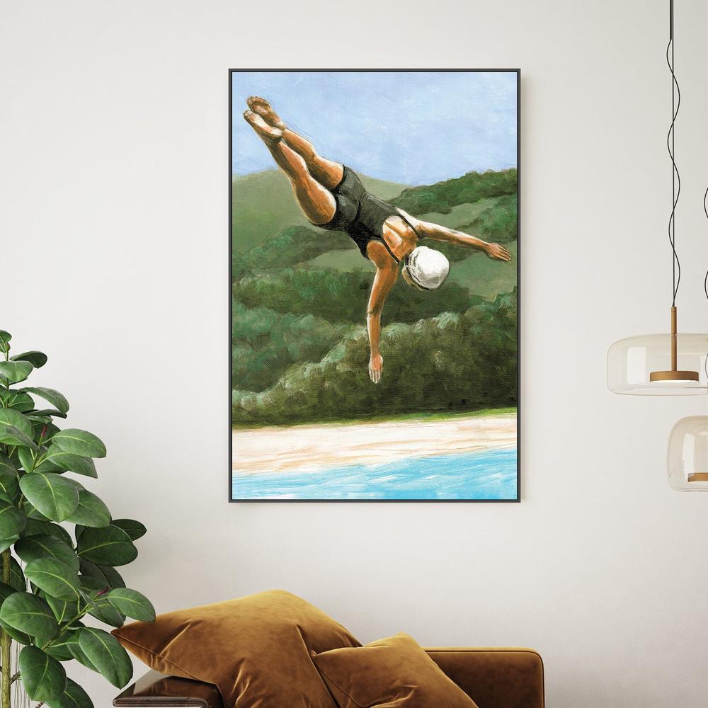 wall-art-print-canvas-poster-framed-Diver with Hills-2