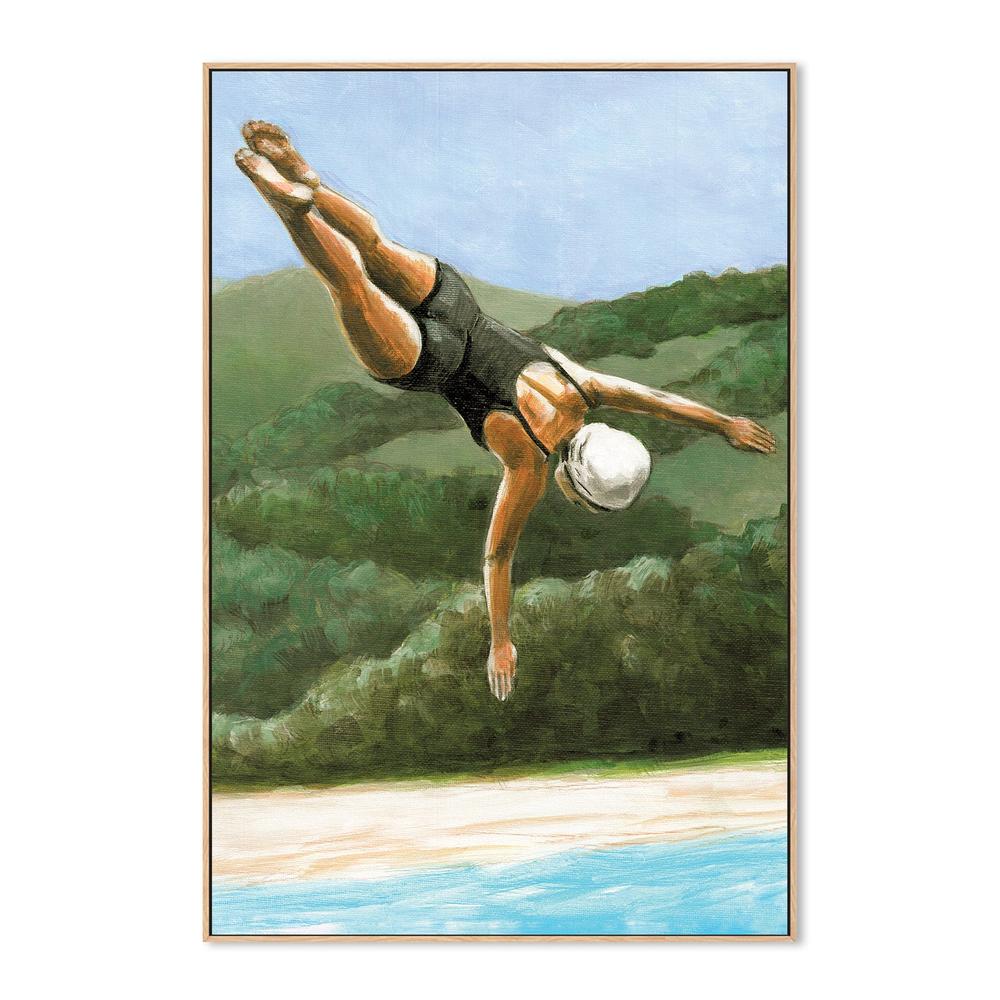 wall-art-print-canvas-poster-framed-Diver with Hills-4