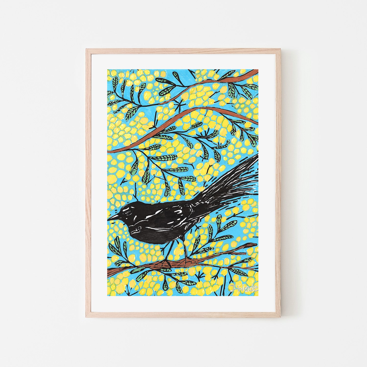 wall-art-print-canvas-poster-framed-Djidi Wattleseed Journey , By Julianne Wade-6