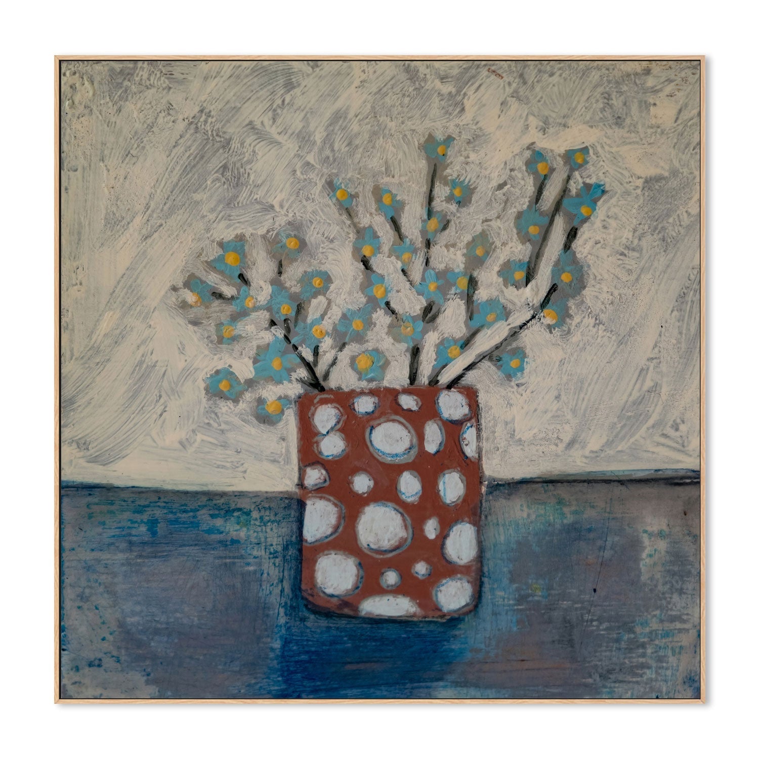wall-art-print-canvas-poster-framed-Dotty Vase , By Louise O'hara-4