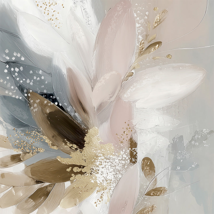 wall-art-print-canvas-poster-framed-Doves in Bloom, Left And Right, Set Of 2-8