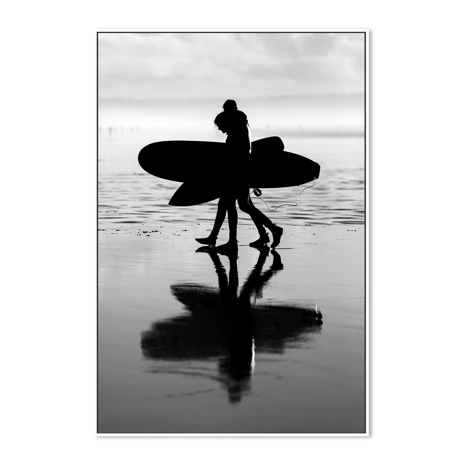 wall-art-print-canvas-poster-framed-Dream In Black And White-5
