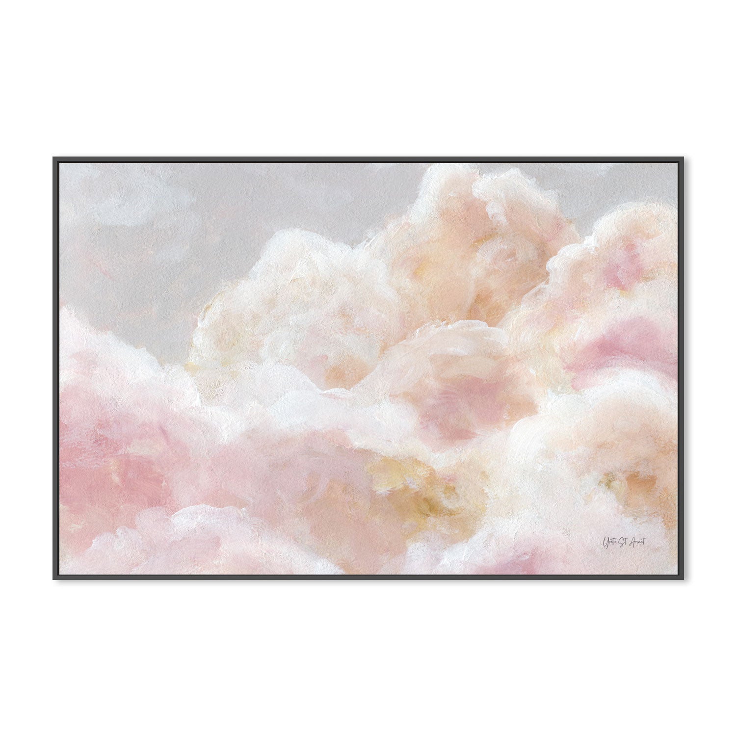 wall-art-print-canvas-poster-framed-Dreaming in Clouds Ethereal, Style A , By Yvette St. Amant-3