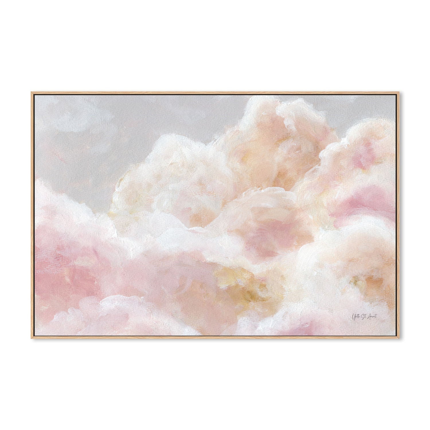 wall-art-print-canvas-poster-framed-Dreaming in Clouds Ethereal, Style A , By Yvette St. Amant-4