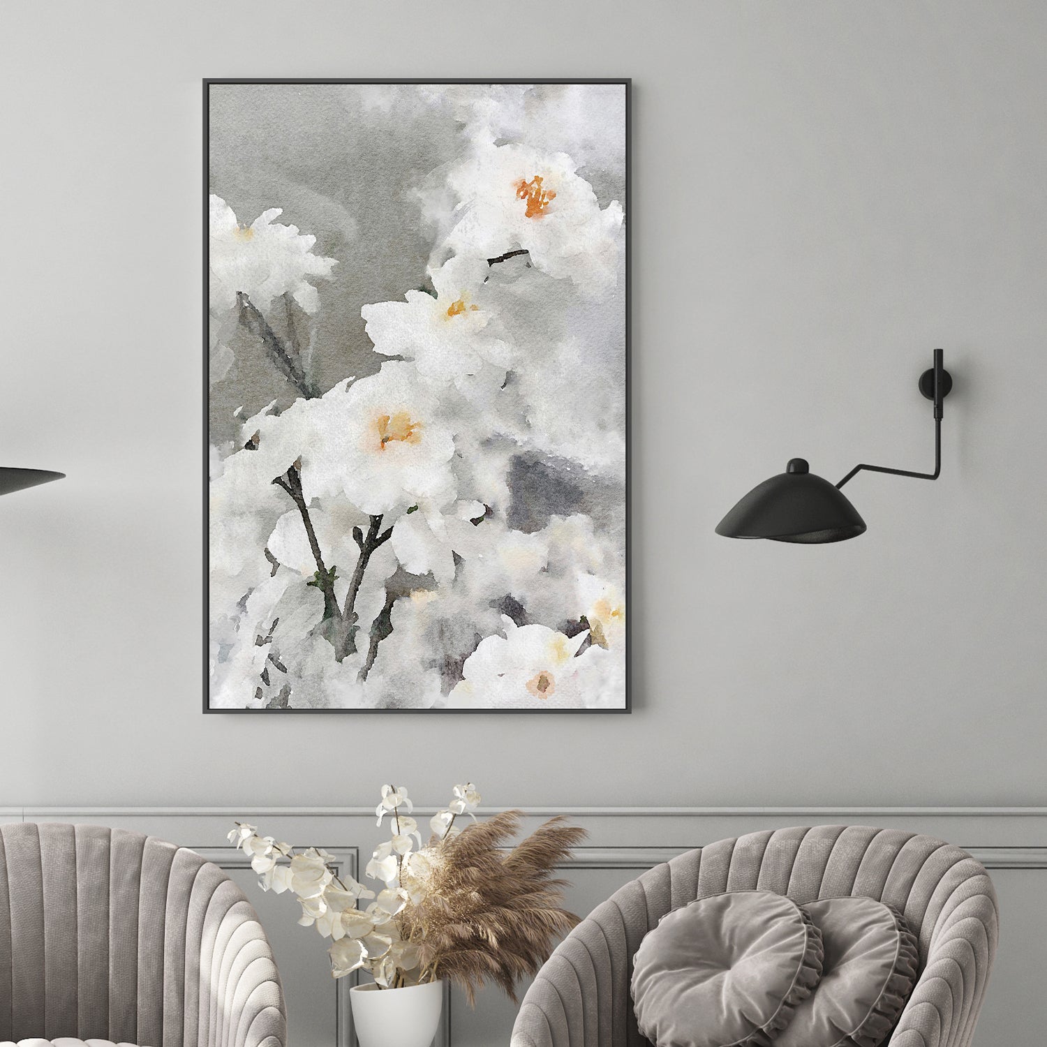 wall-art-print-canvas-poster-framed-Dreamy Flower , By Irena Orlov-2