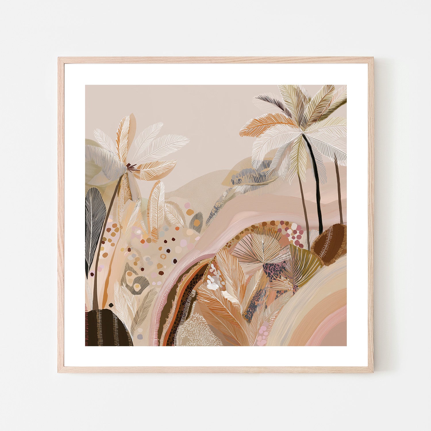 wall-art-print-canvas-poster-framed-Dreamy Palms , By Bella Eve-7
