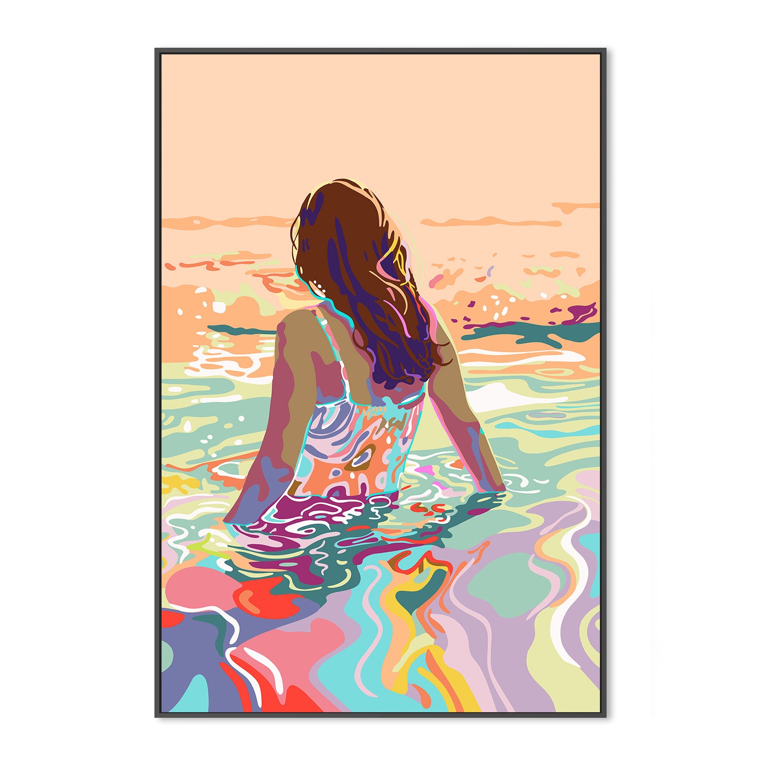 wall-art-print-canvas-poster-framed-Drift , By Unratio-3