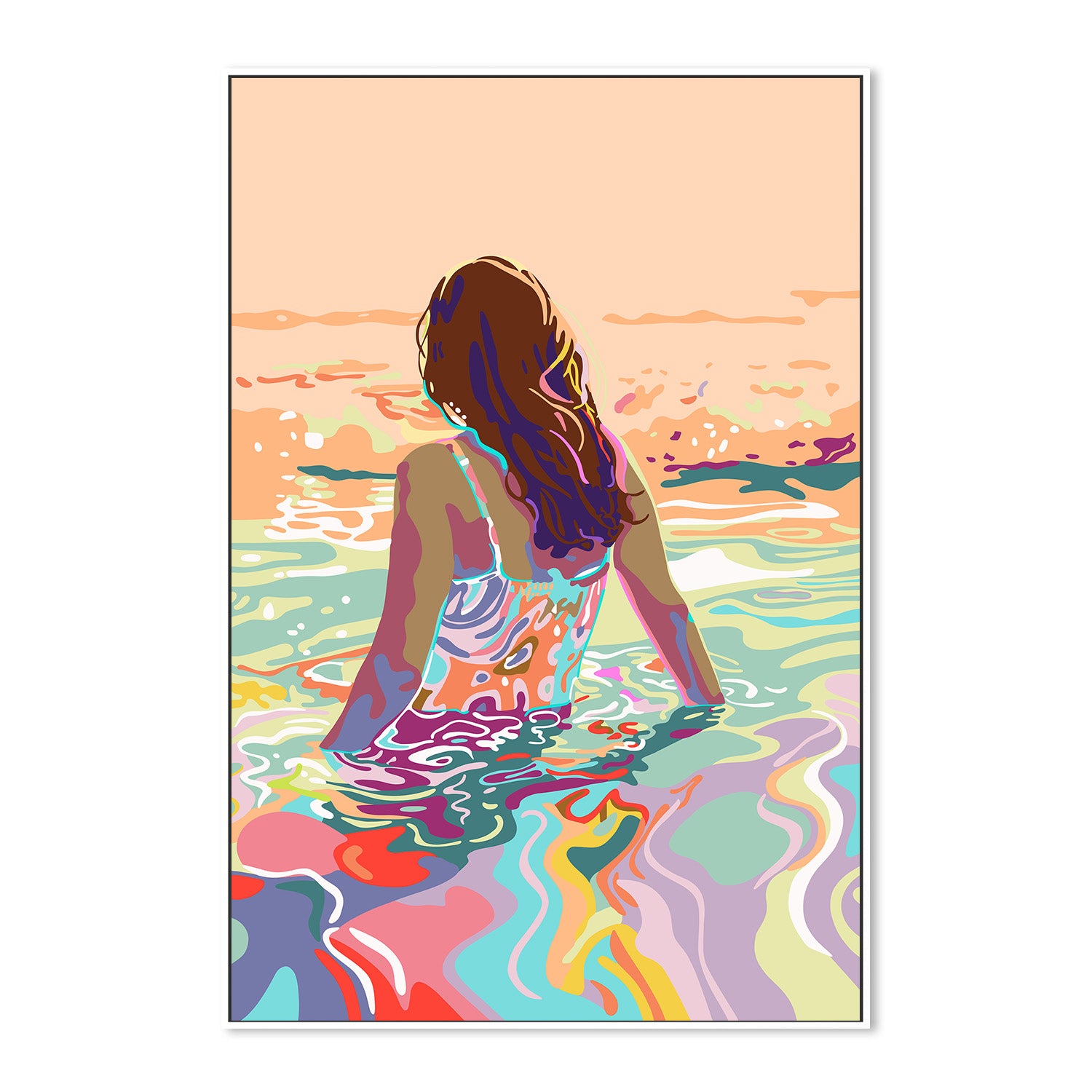 wall-art-print-canvas-poster-framed-Drift , By Unratio-5