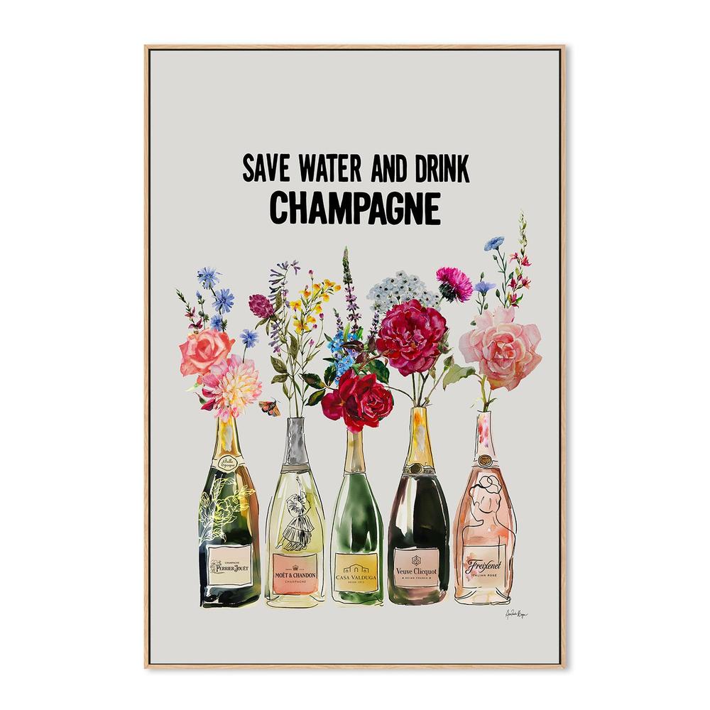 wall-art-print-canvas-poster-framed-drink champagne-3