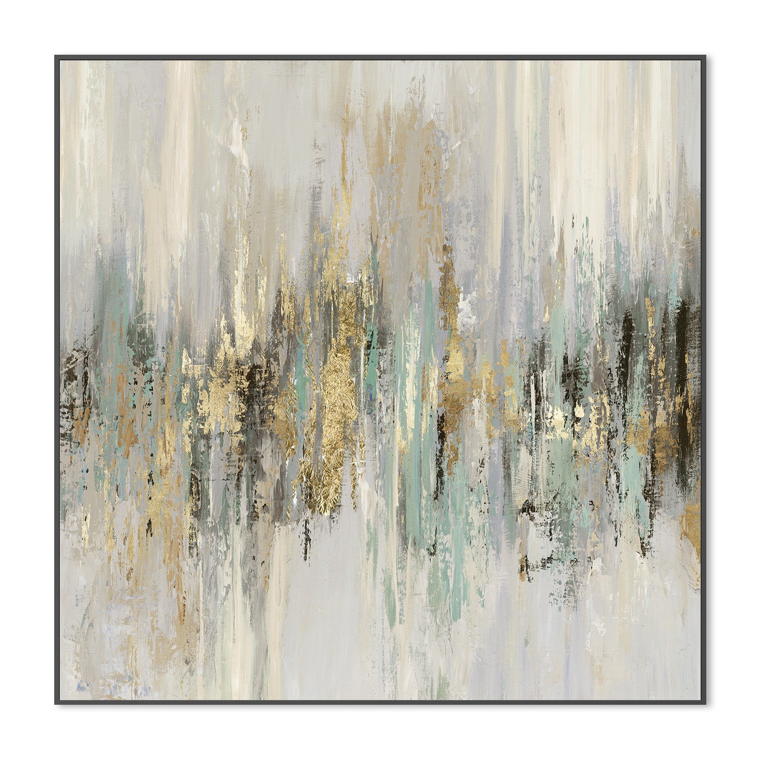 wall-art-print-canvas-poster-framed-Dripping Gold, Style B-3