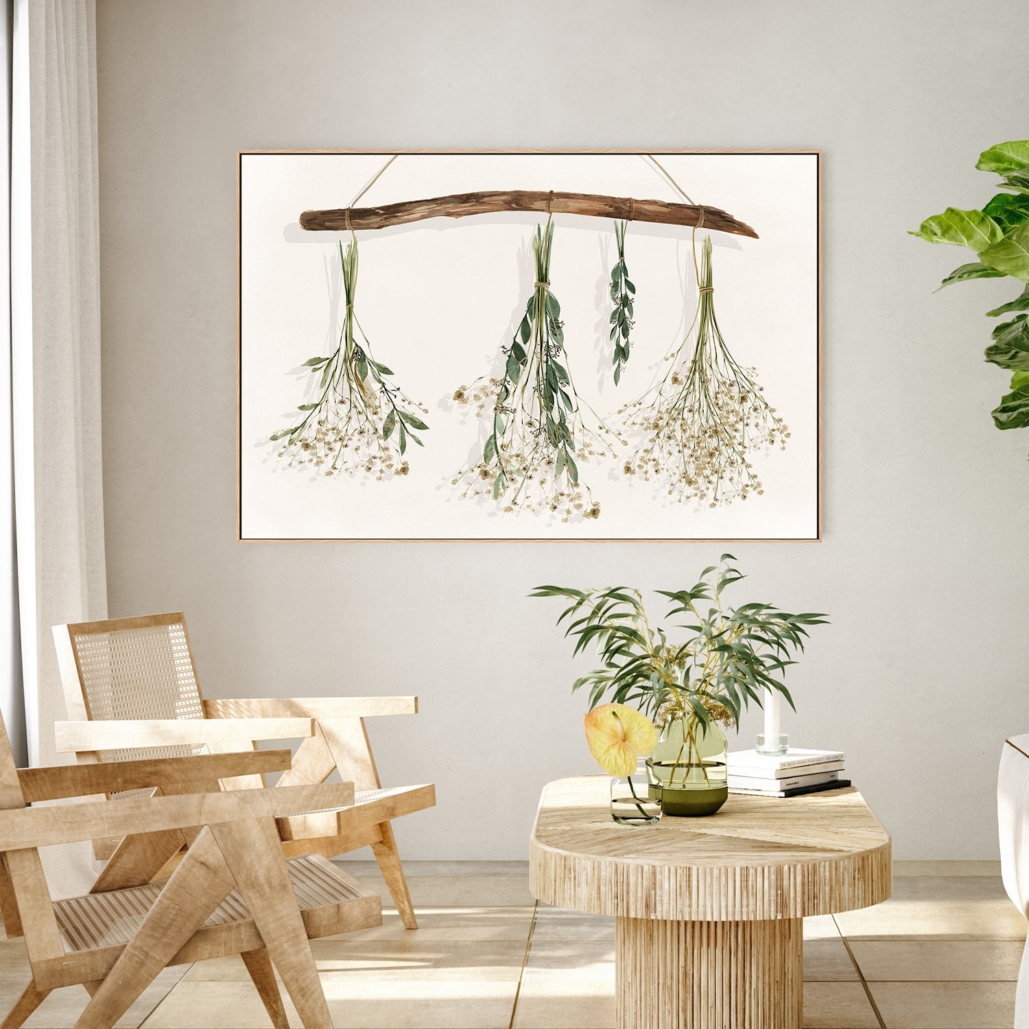 wall-art-print-canvas-poster-framed-Drying Flowers , By Isabelle Z-2