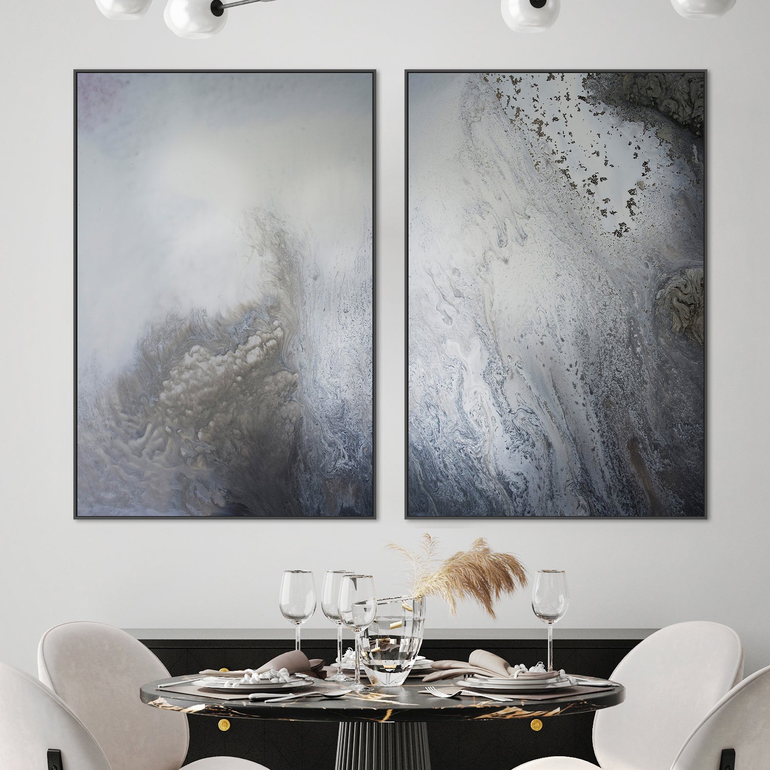 wall-art-print-canvas-poster-framed-Dune Dance, Style A & B, Set Of 2 , By Petra Meikle-2