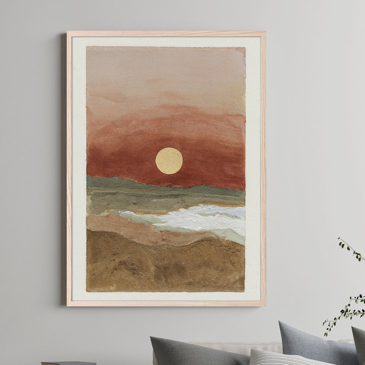 wall-art-print-canvas-poster-framed-Dusk Shore-2