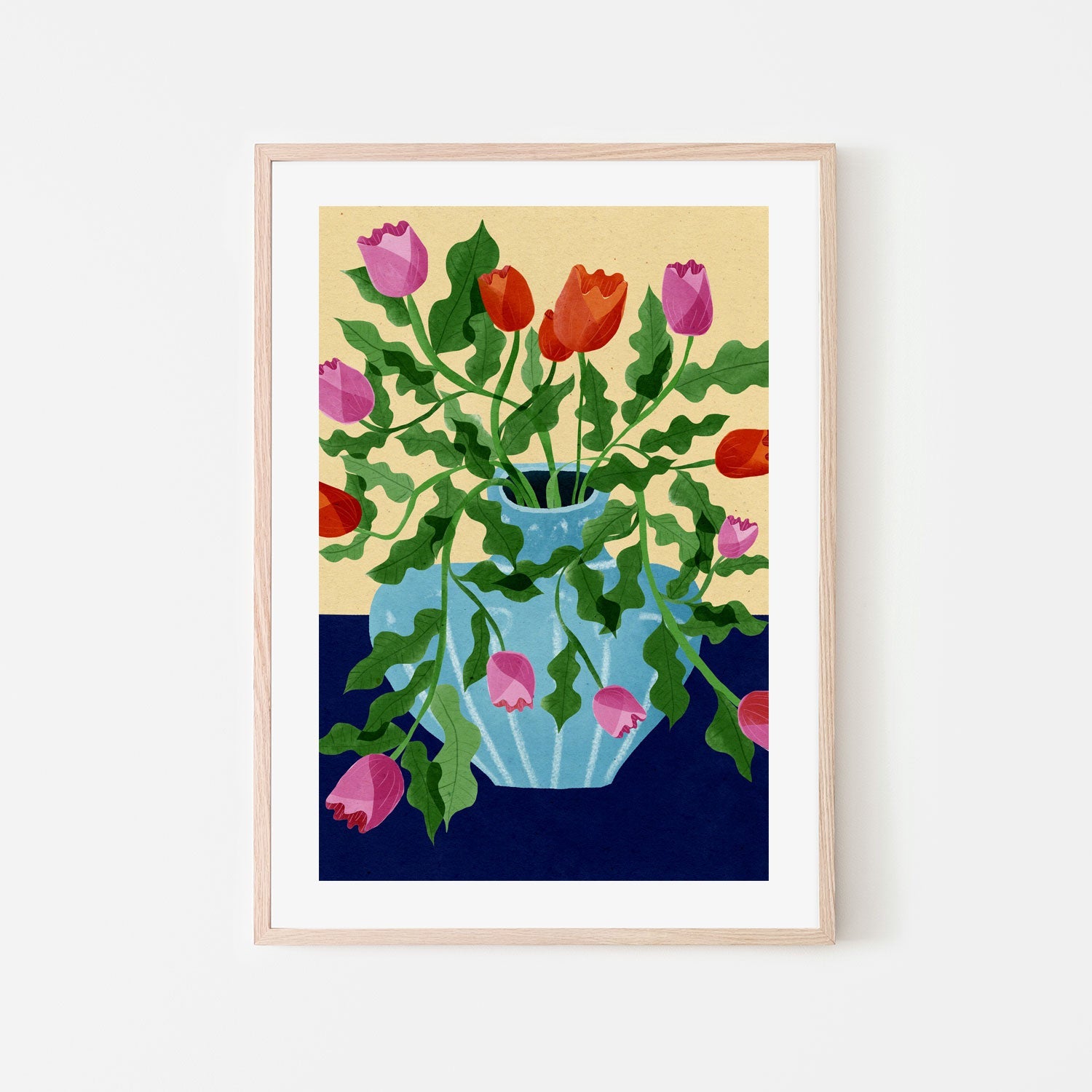 wall-art-print-canvas-poster-framed-Dutch Tulips , By Eva Halfers-6