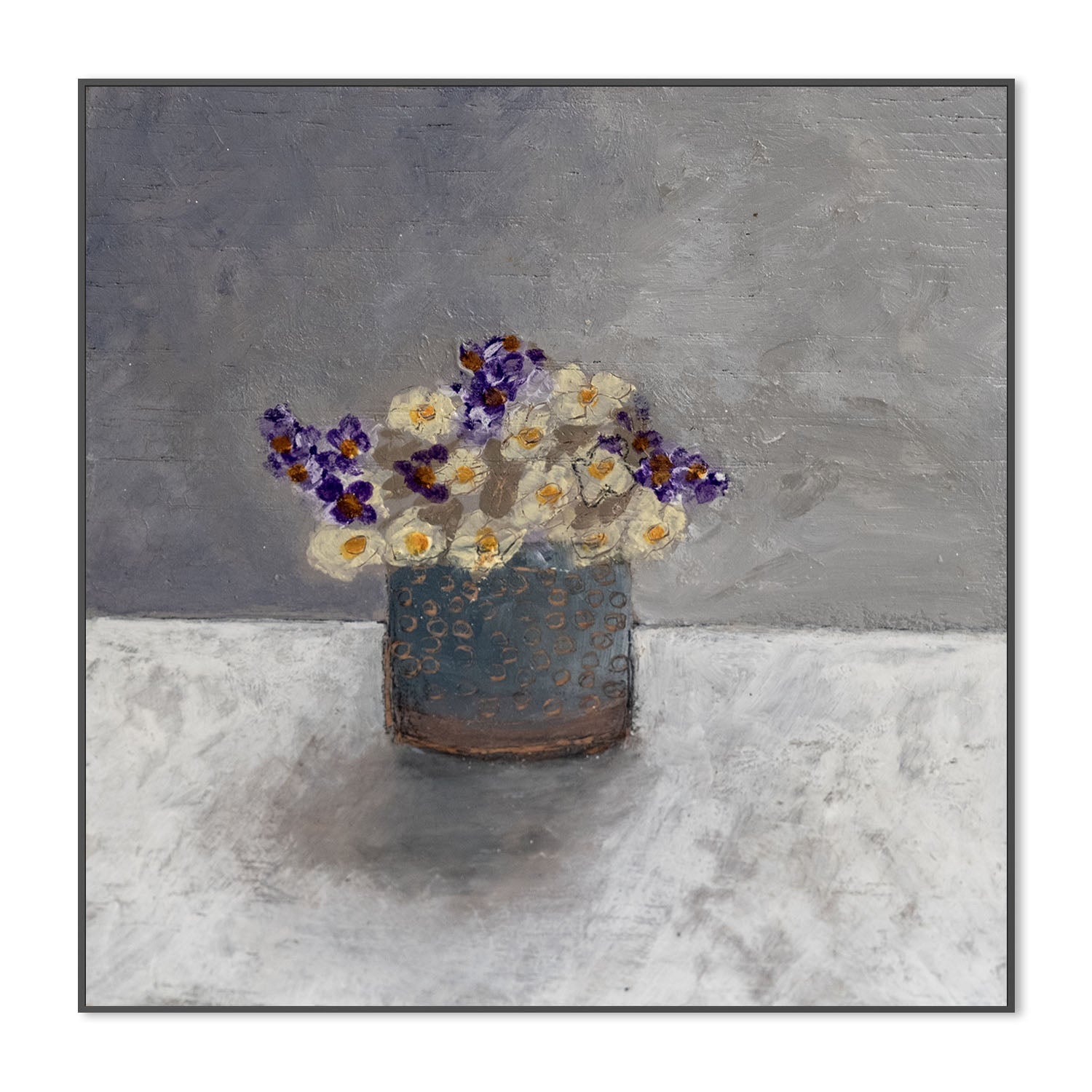 wall-art-print-canvas-poster-framed-Early Spring Flowers , By Louise O'Hara-3