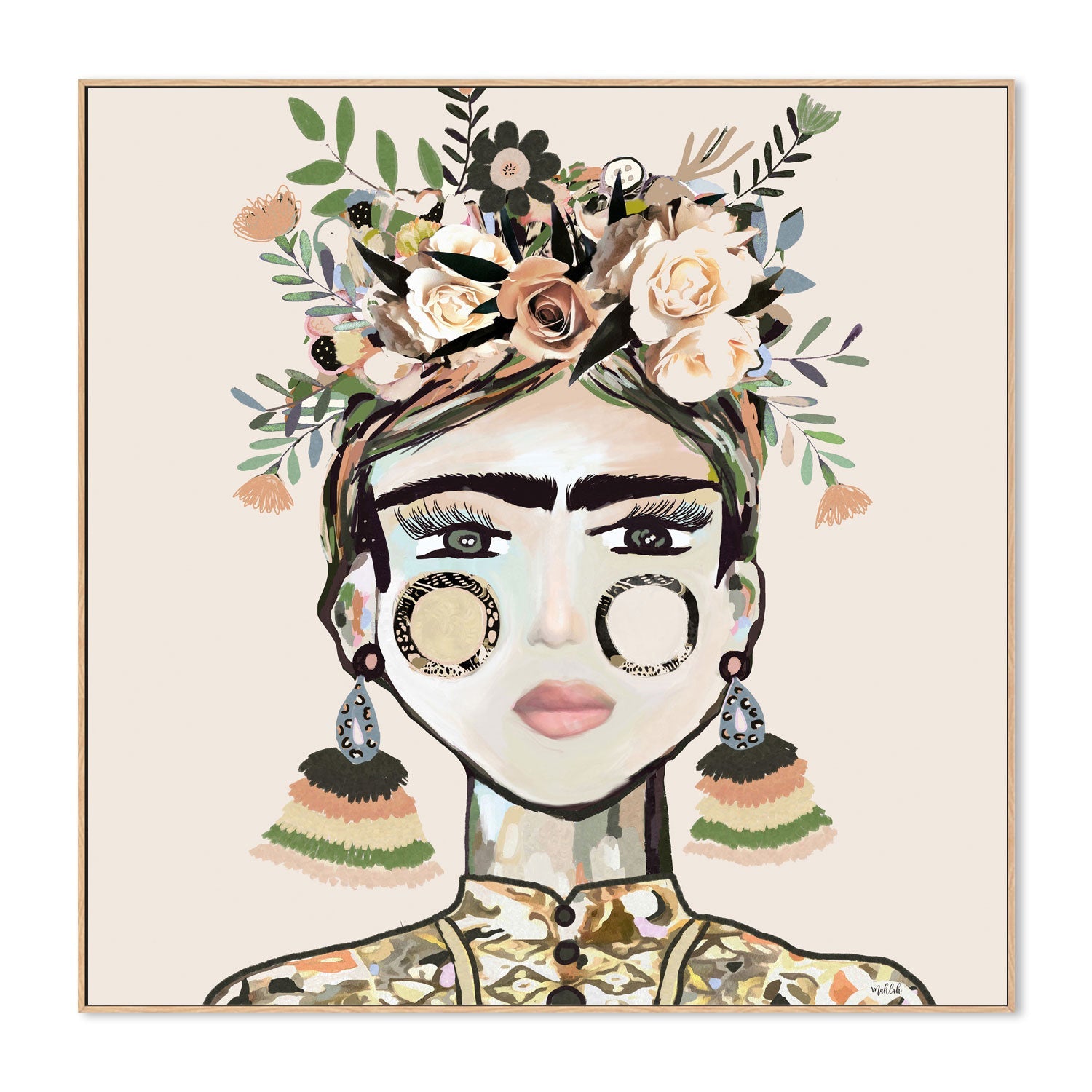 wall-art-print-canvas-poster-framed-Earth By Frida , By Inkheart Designs-4