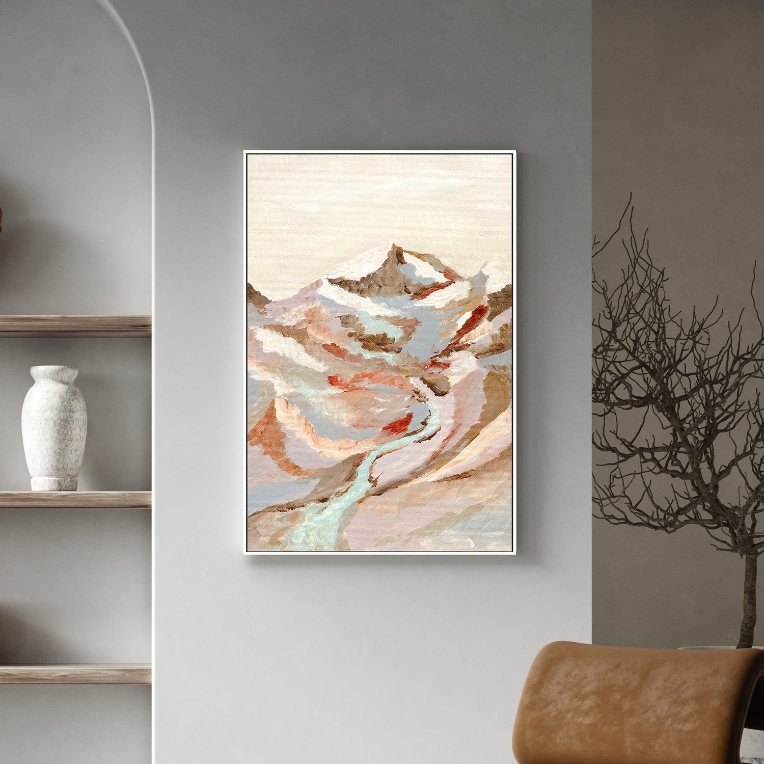 wall-art-print-canvas-poster-framed-Earthen , By Nikita Jariwala-2