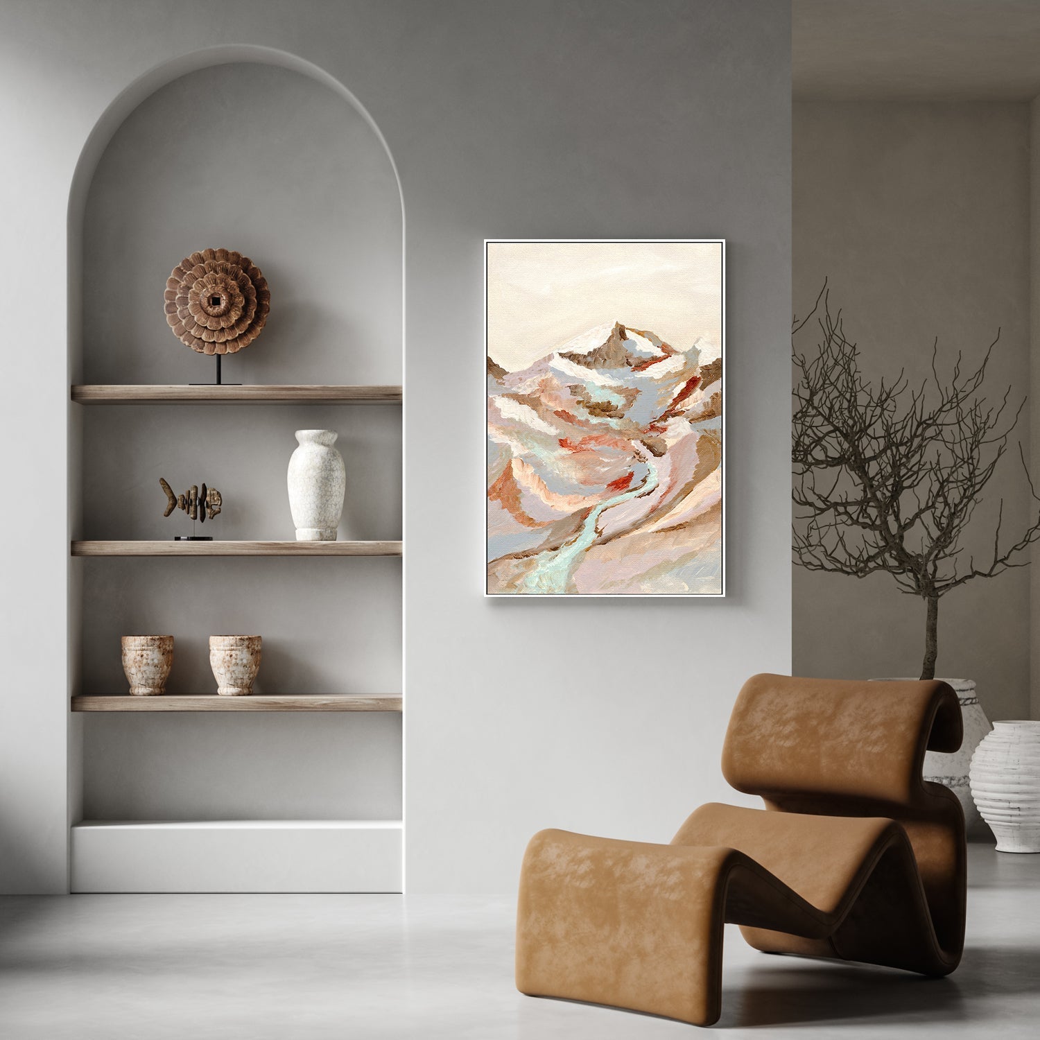 wall-art-print-canvas-poster-framed-Earthen , By Nikita Jariwala-7