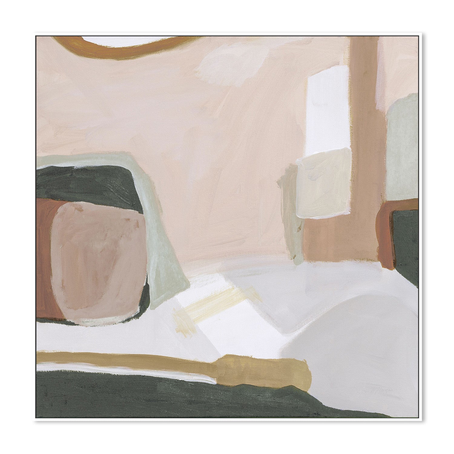 wall-art-print-canvas-poster-framed-Earthen, Warm Pastel Tone-5