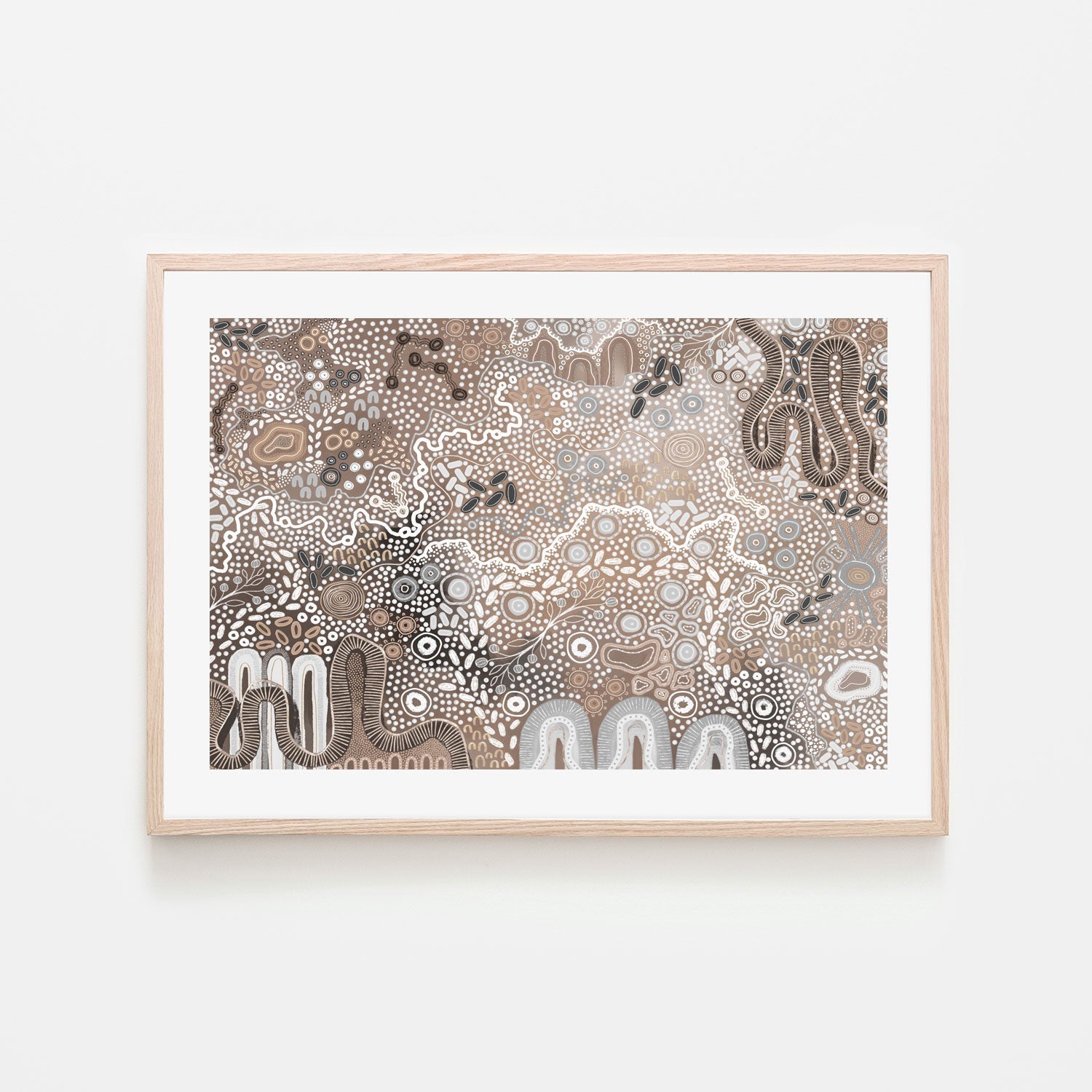 wall-art-print-canvas-poster-framed-Earth’s Gathering, Brown Tones , By Tulearah Shield-6