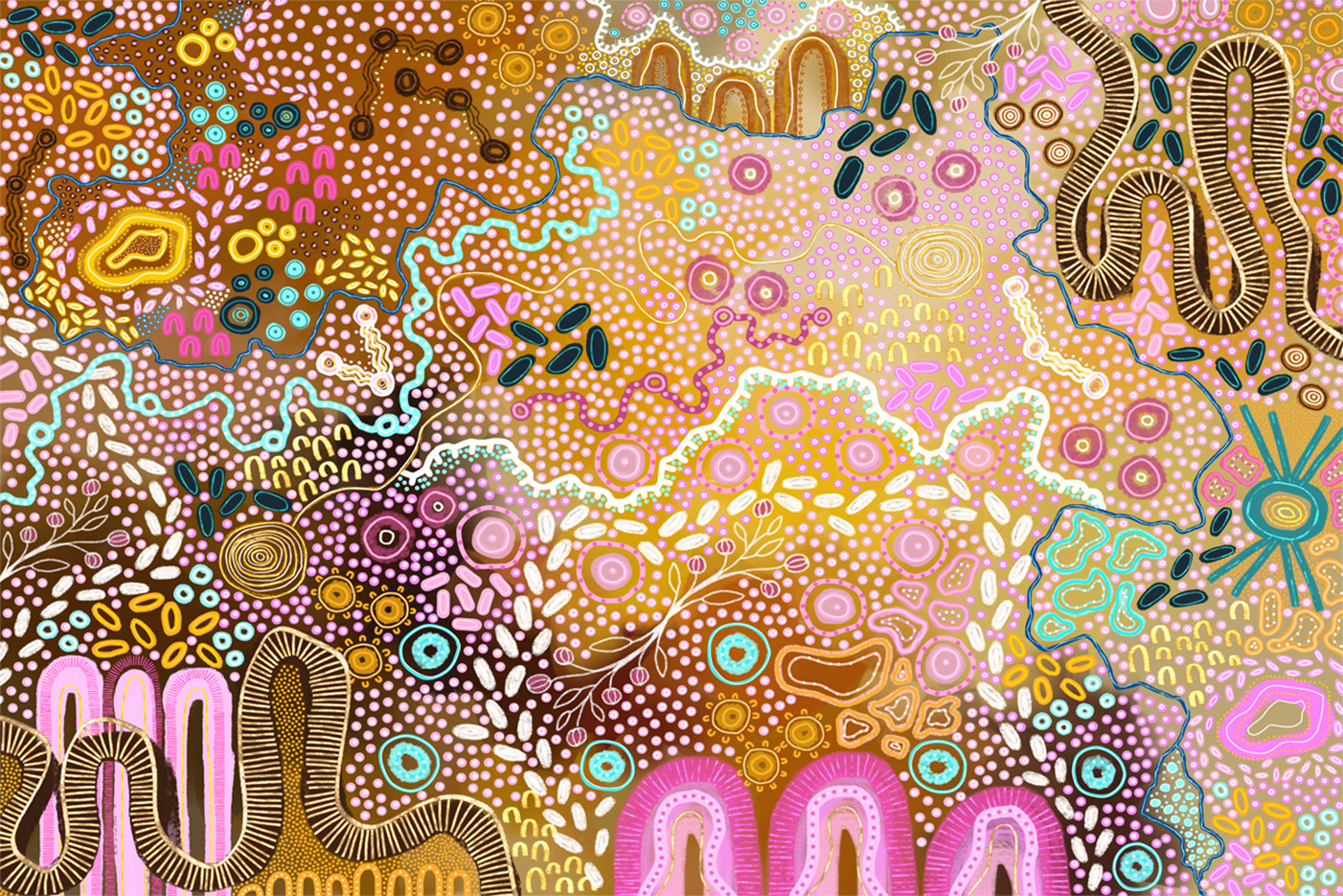 wall-art-print-canvas-poster-framed-Earth’s Gathering , By Tulearah Shield-1