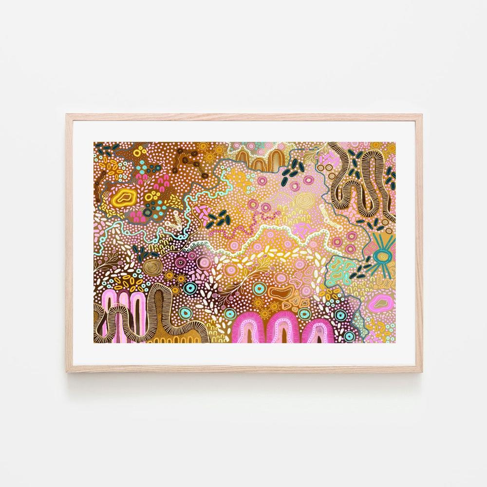 wall-art-print-canvas-poster-framed-Earth’s Gathering , By Tulearah Shield-5